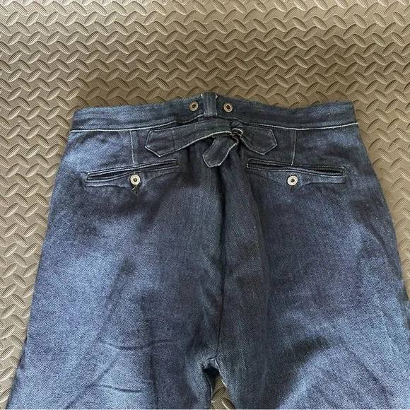 MISTER FREEDOM Le Valseur - Indigo HBT Trousers Pants Size 34 Made in Japan Mint - Picture 6 of 12